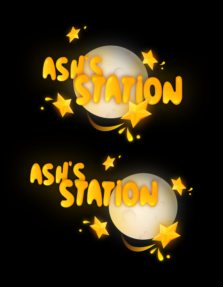 logo 'Ash's Station'